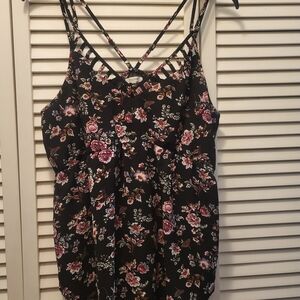 Maurices Dark Floral Camisole